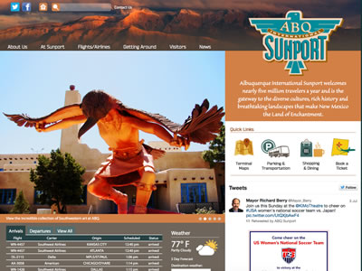 ABQ website screenshot