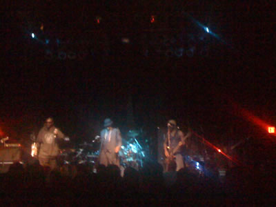 Fishbone on stage